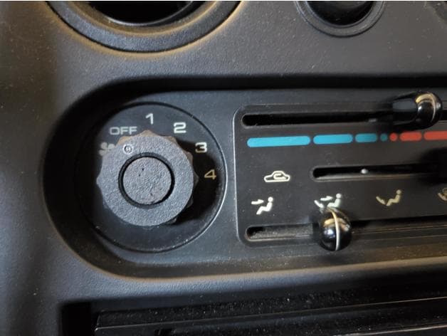 NA Miata AC HVAC Knob and Button preview