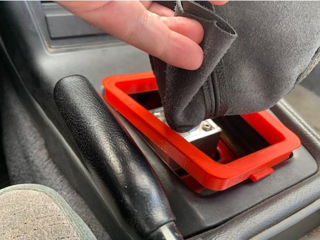 Toyota Supra MK3 shifter boot frame preview
