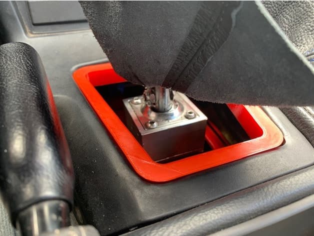 Toyota Supra MK3 shifter boot frame preview