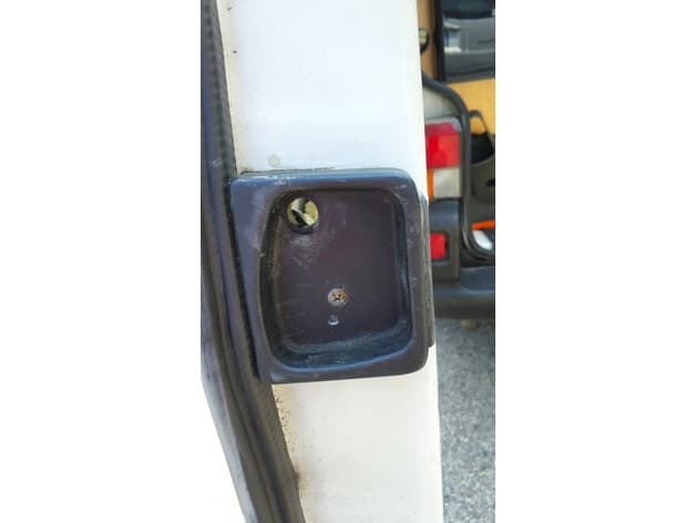 vw t4 transporter rear left door handle. preview