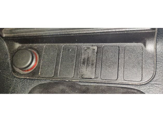 BMW E36, center console blind plate preview