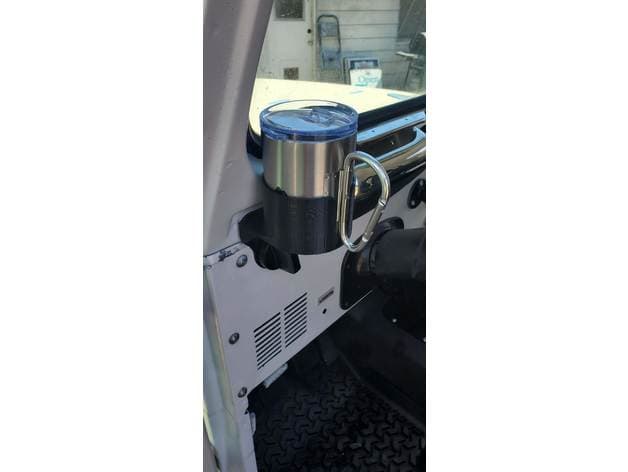 Jeep CJ and YJ cup holder preview