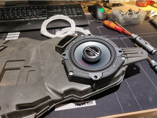 Toyota Supra Mk4 front speaker adaptor preview