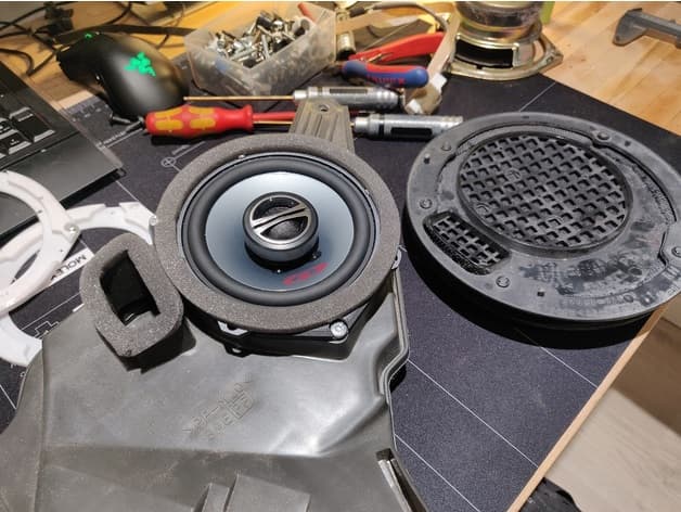 Toyota Supra Mk4 front speaker adaptor preview