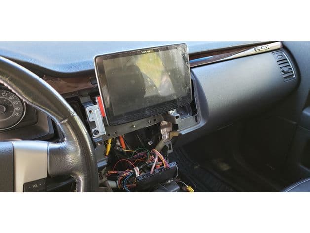 Ford Flex 2009 W/o nav Alpine Helo9 addapter preview