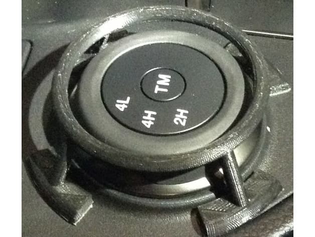 4H/2H rotary selector guard for 2019-2021 Ford Ranger preview