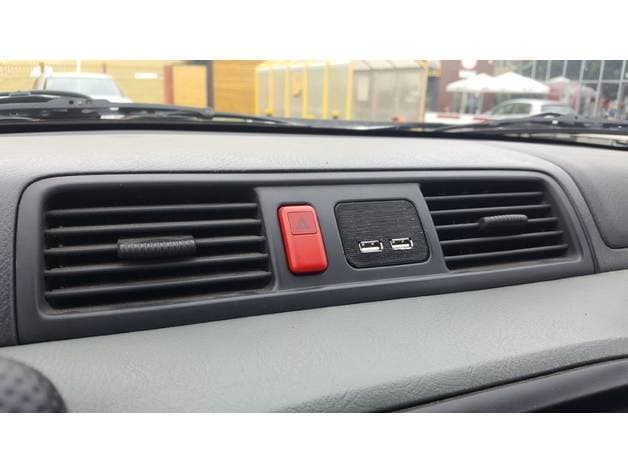 Honda Cr-v I 1997 CLOCK to USB mount preview
