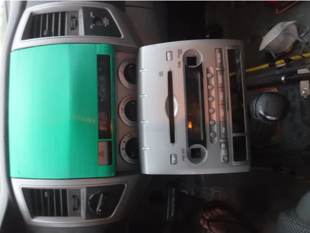 Tacoma radio block off plate preview