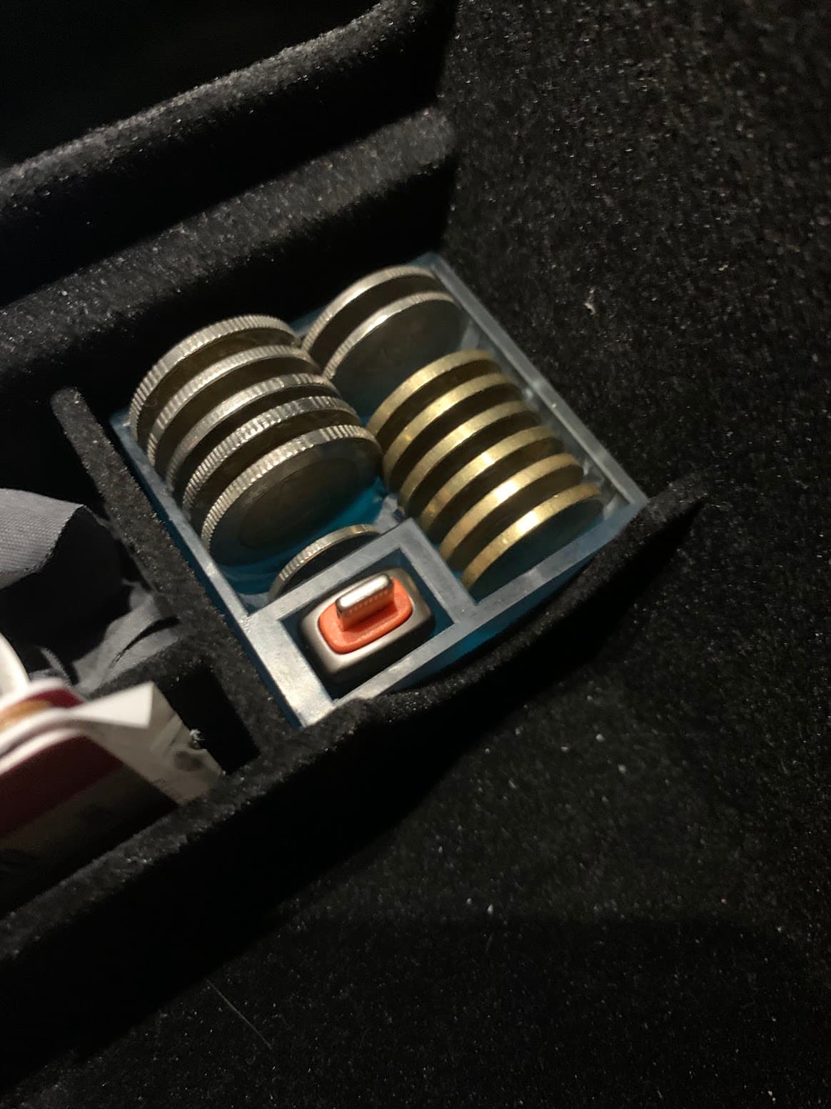Tesla center console tray coin organizer preview