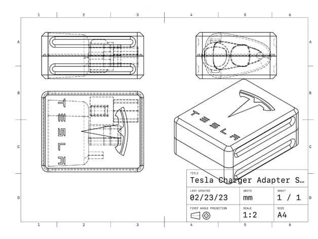 Tesla Combo CCS 1 + J-1772 Charger Adapter Box preview