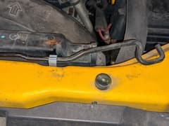 GMC Canyon Chevrolet Colorado hood prop stand retainer clip - OpenSCAD preview