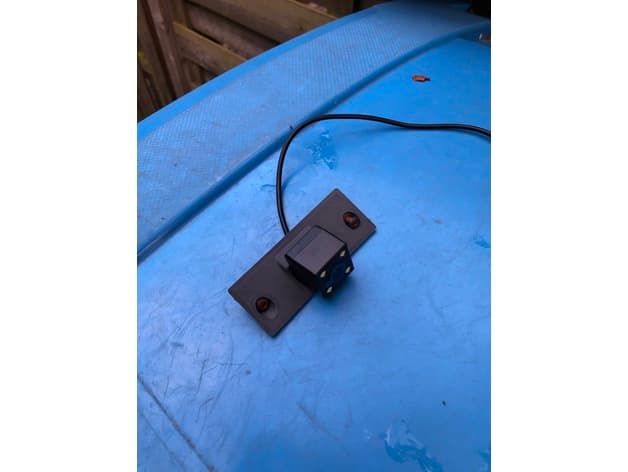 Audi A2 Camera holder in license plate holder light preview