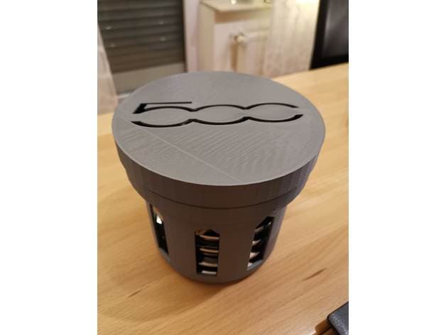 wheel bolt and hub cover box - Fiat 500 preview
