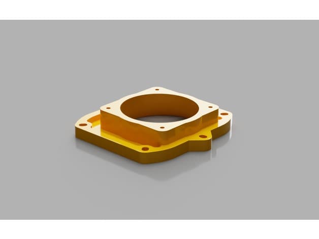 BMW M60/M62 to N62 Big Bore Throttle Body Adapter preview