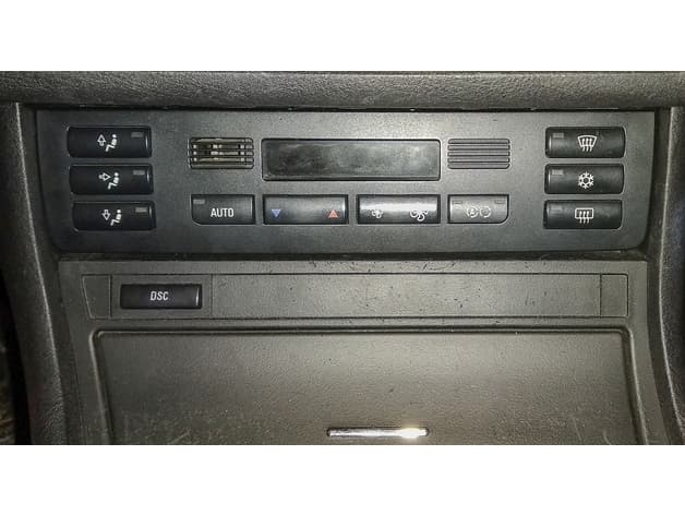 Double Din AC Relocation Bezel for BMW E46, cheap solution preview