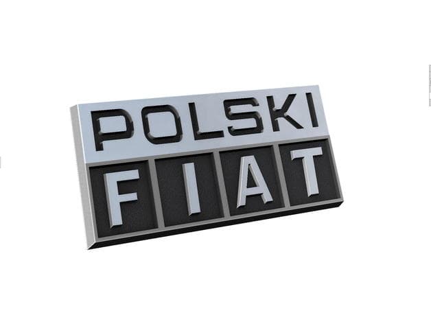 Polski Fiat Badge preview