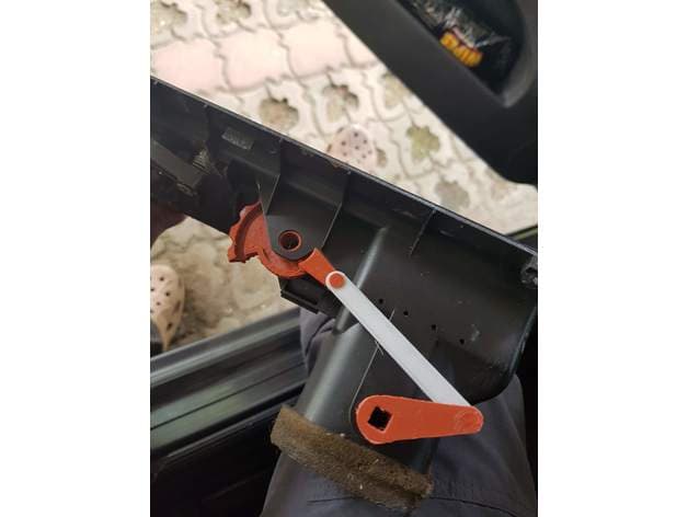 BMW E36 Air-conditioning vent knob and arm preview