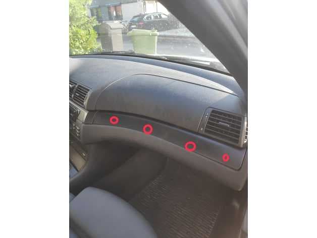 BMW E46 Panel Dash Interior "Bolt" preview
