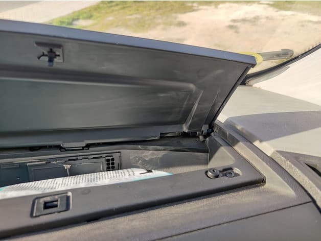 Hinge-Bisagra guantera citroen jumper, fiat ducato y peugeot boxer preview