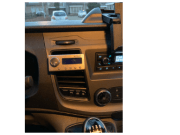 Audison DSP DRC holder air vent ford transit 2020 preview