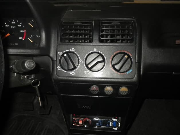 Peugeot 205 heater dial knob preview