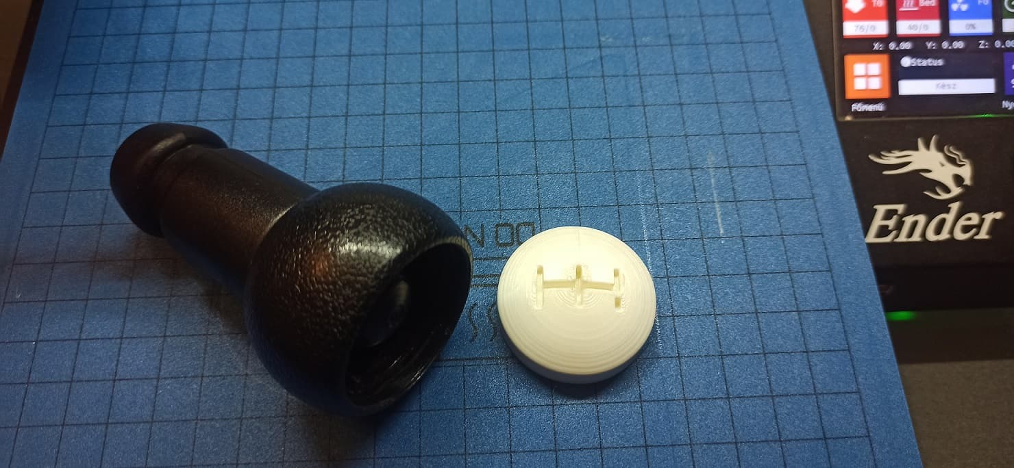 Peugeot 307 gear knob cap preview
