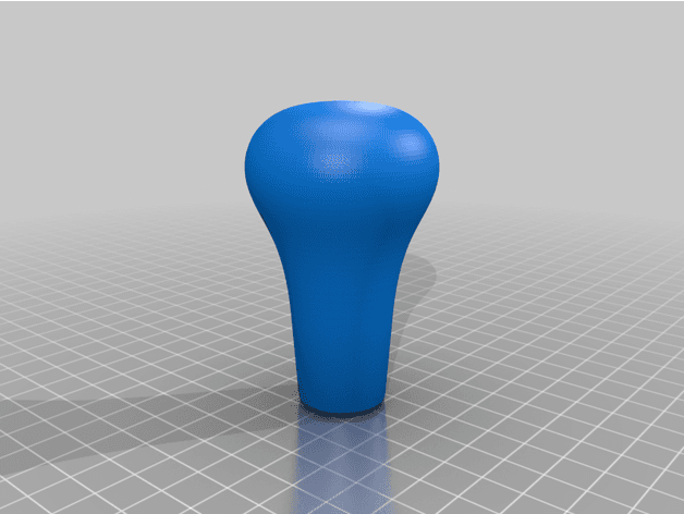 Stock Fiero shift knob (without "thumb rest") preview