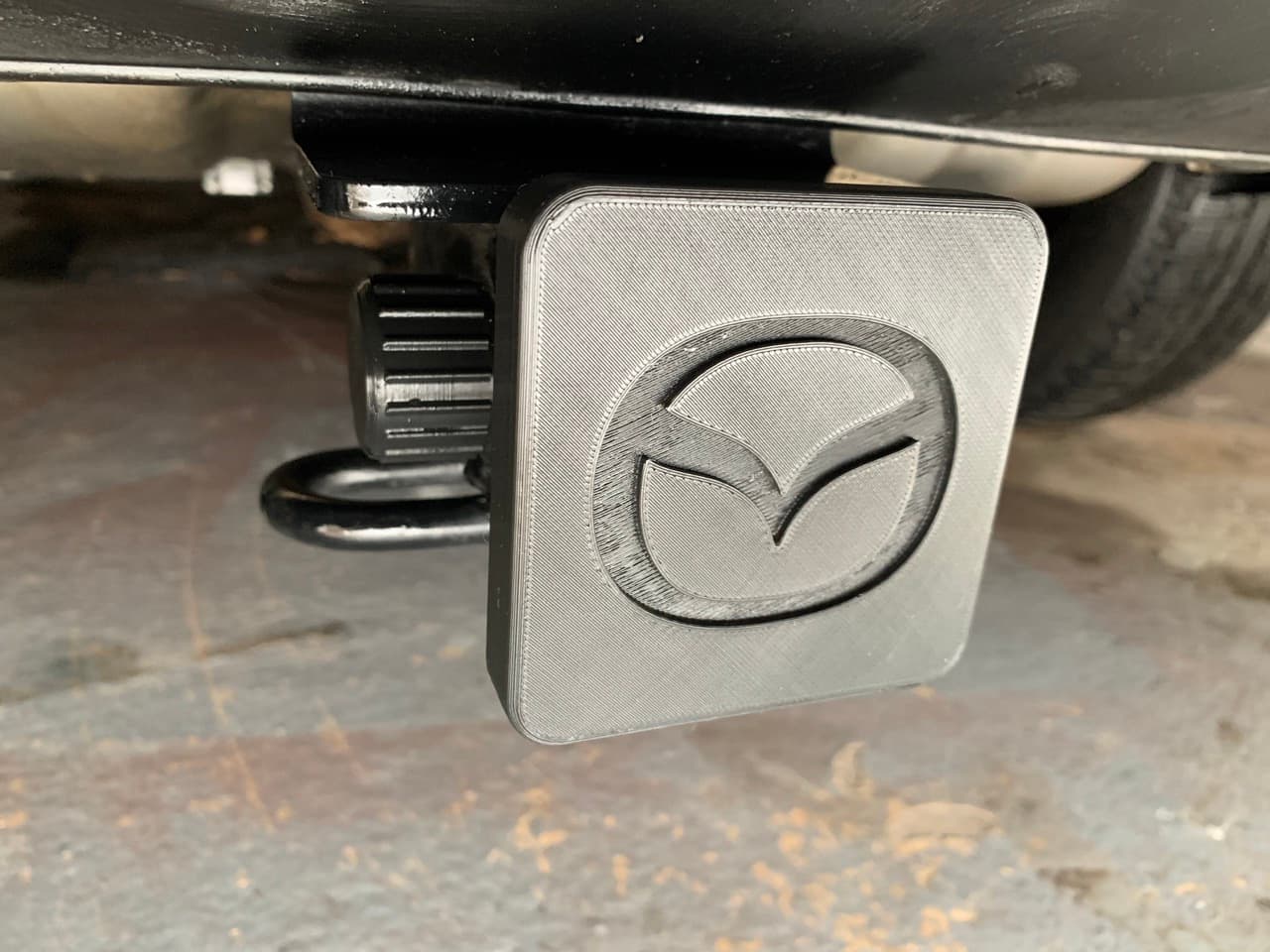 Mazda 2" tow hitch cover preview
