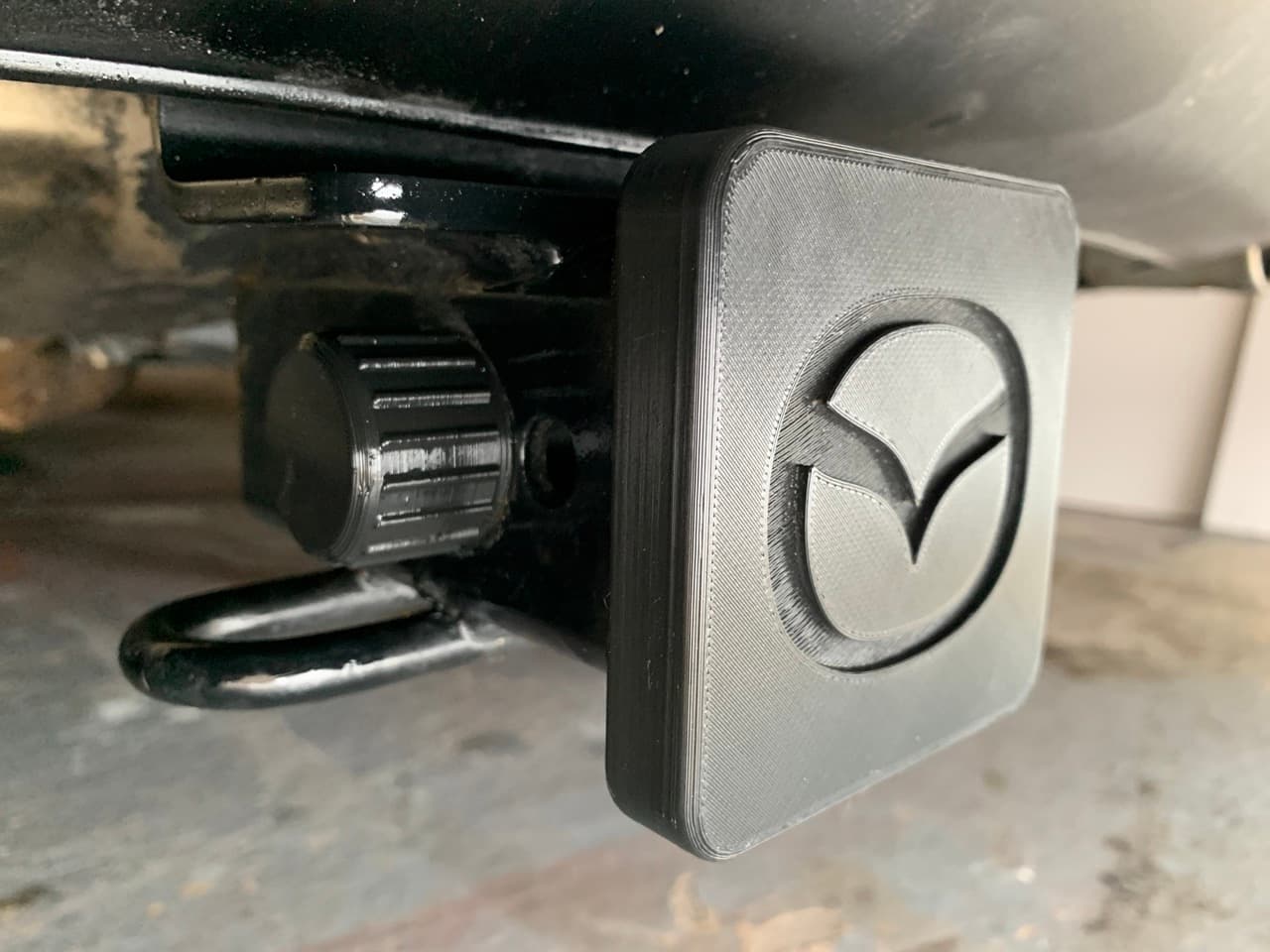 Mazda 2" tow hitch cover preview