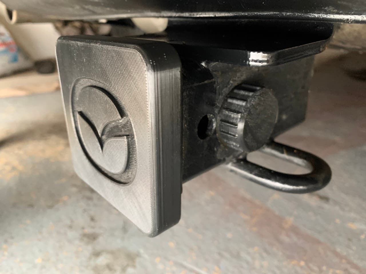 Mazda 2" tow hitch cover preview