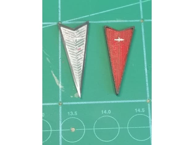 Fiero Notchback Sail Panel emblems preview