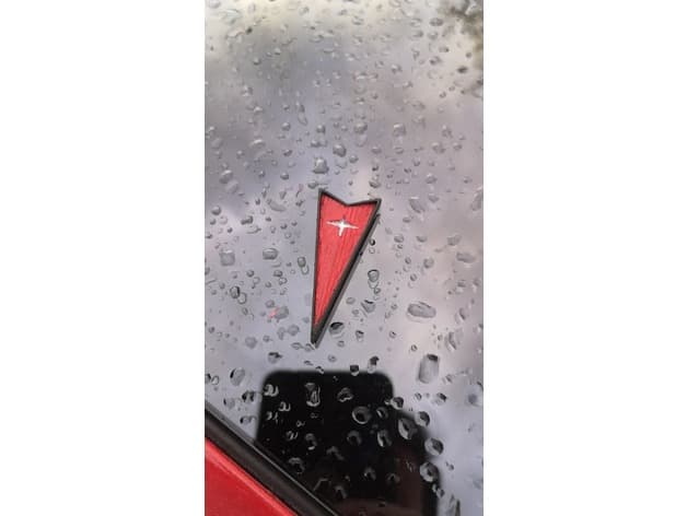Photo of Fiero Notchback Sail Panel emblems