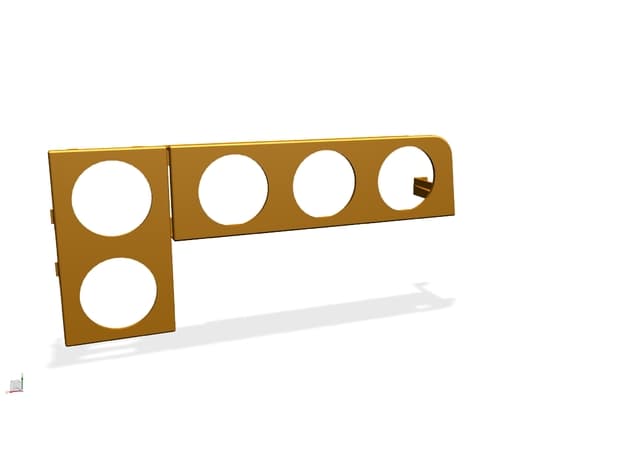 Volvo 240 gauge bezel preview