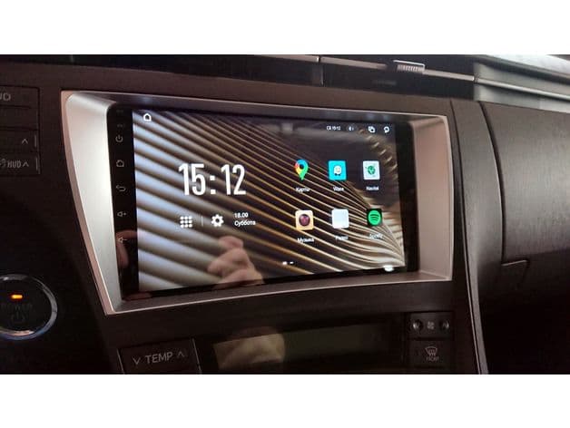 Mounting for the TEYES/KINGBEATS head unit (for Toyota Prius ZVW30) preview