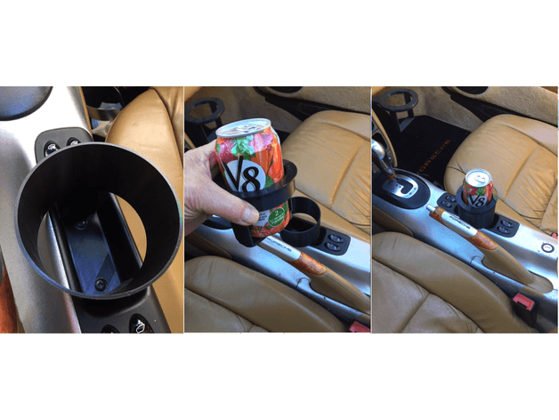 Cup holder for Porsche 986/996 with Ashtray Delete preview