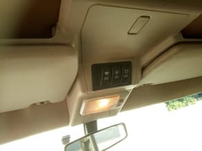 Land Rover Discovery 1 and 2 roof switch holder preview