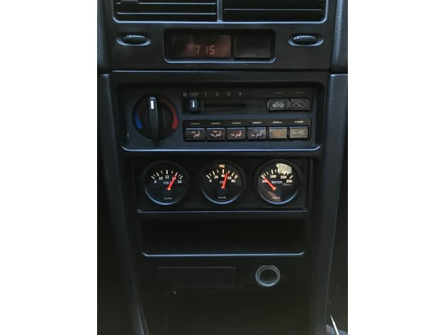 CRX Gauge Panel - replaces stereo head unit preview