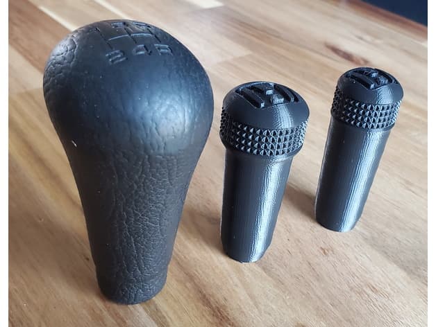 Short shift knob for Honda Beat PP1. 2 sizes, 2 textures, with Logo preview