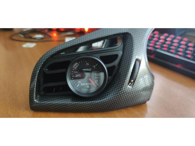Photo of DS3 52mm gauge holder for 2" boost/oil/water gauge - Suporte Manômetro DS3
