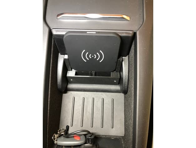 Photo of Tesla Model S Wireless Charging Bracket