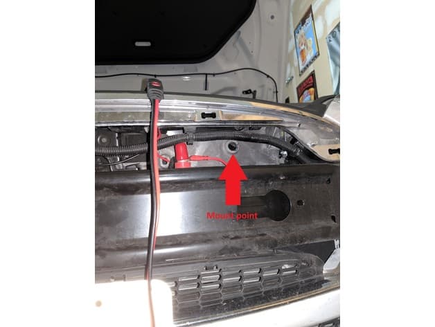 Tesla model S radar mount preview