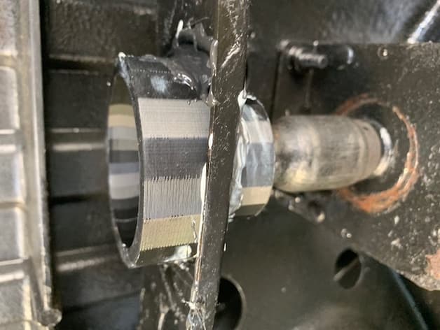 Toyota Tacoma spare tire crank lock guide preview