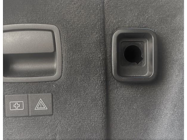 BMW 12v hole cover 2005-2013 preview