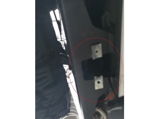 SUZUKI Jimny JB74W back camera bracket preview