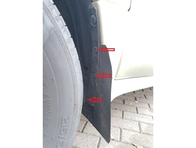 Subaru Forester SG Mudflaps front preview