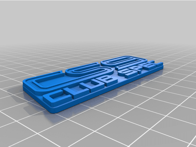 Subaru WRX CS9 Club Spec Badge preview