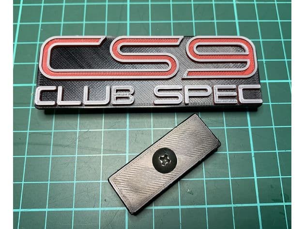 Subaru WRX CS9 Club Spec Badge preview