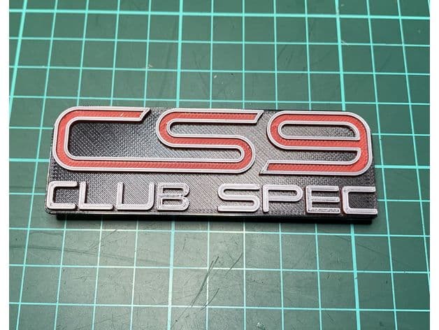 Subaru WRX CS9 Club Spec Badge preview