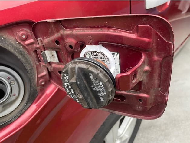 Subaru Forester Gas / Fuel Cap Holder - GUSSETED (Remixed unit by elanaut) preview