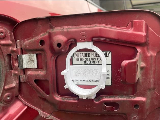 Subaru Forester Gas / Fuel Cap Holder - GUSSETED (Remixed unit by elanaut) preview